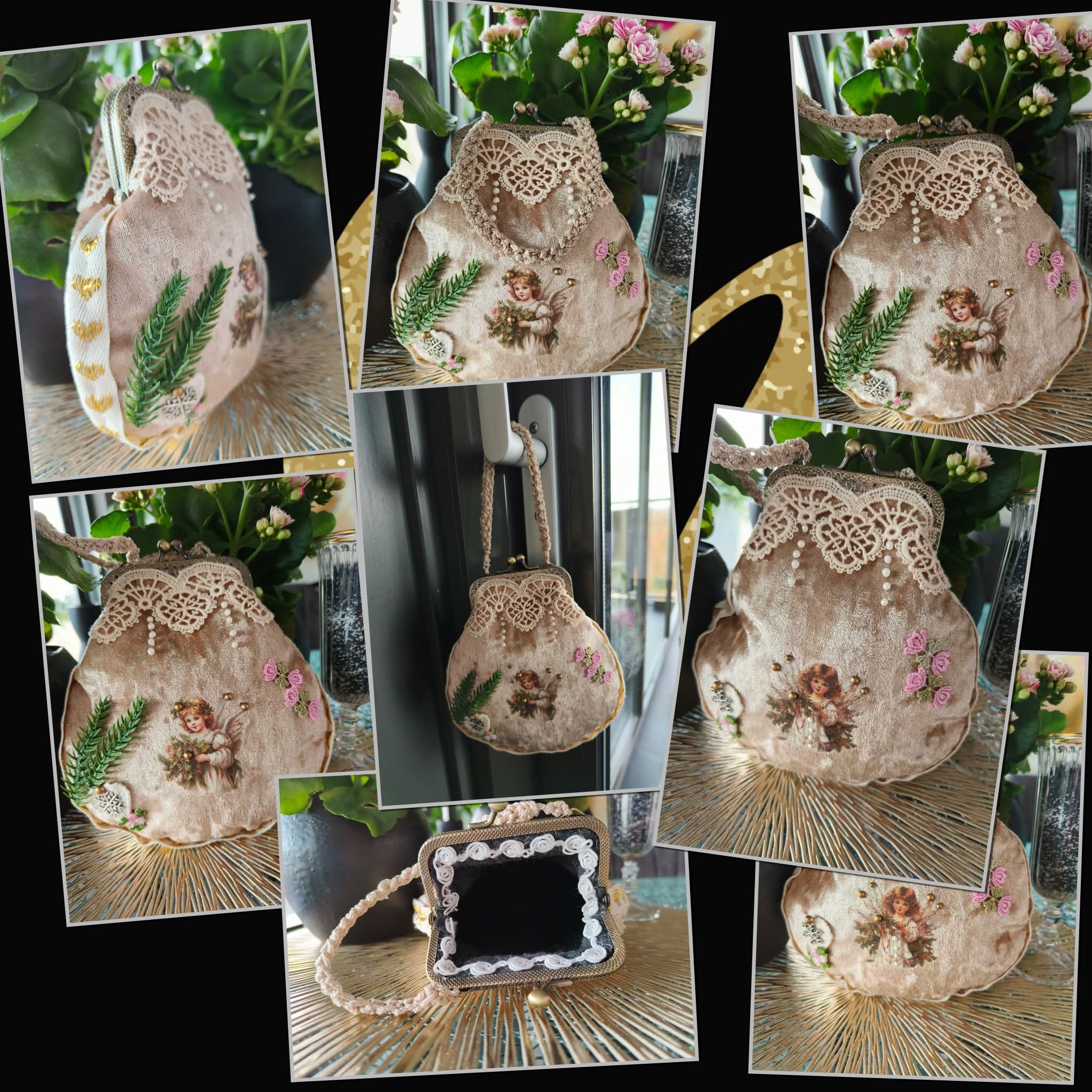 Tas Velvet Kerst